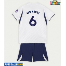 Tottenham Hotspur Jan Paul van Hecke #6 Heimtrikotsatz Kinder 2026-27 Kurzarm (+ Kurze Hosen)